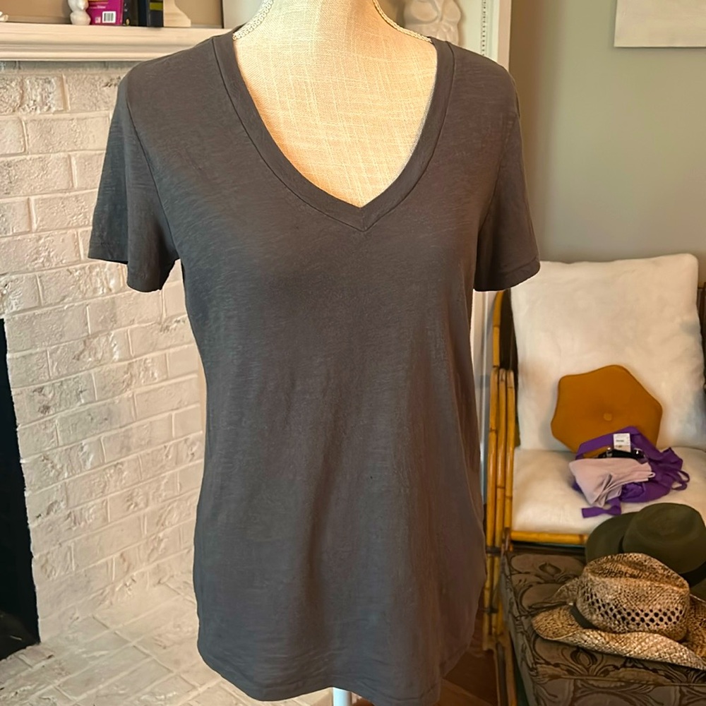 Charcoal Gray Short Sleeve Shirt